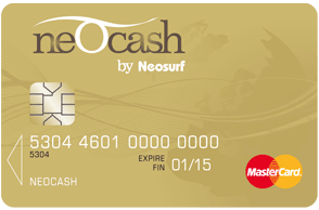 Carte NEOCASH GOLD Carte NEOCASH GOLD
