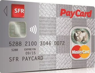 Carte SFR PAYCARD Carte SFR PAYCARD